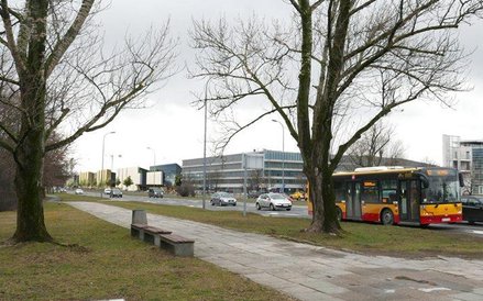 Projekt Galerii Wilanów – widok od ulicy Przyczółkowej (w głębi). Inwestor obiecuje żywe fasady