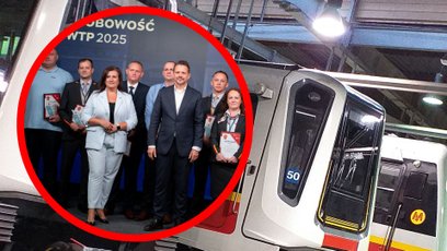 Pracownicy warszawskiego transportu odebrali nagrody z rąk prezydenta miasta