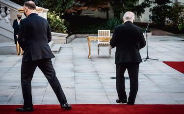 W relacjach między prezesem PiS a prezydentem panuje lodowate zimno. Na zdjęciu Andrzej Duda i Jaros