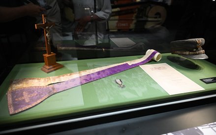 Nie brakuje też pamiątek, m.in. medali i odznaczeń