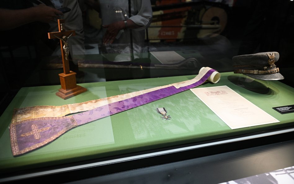 Nie brakuje też pamiątek, m.in. medali i odznaczeń