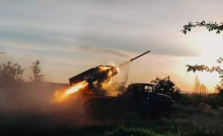 Ukraińska wyrzutnia rakiet