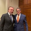 Michał Sołowow i sekretarz ds. energii Rick Perry