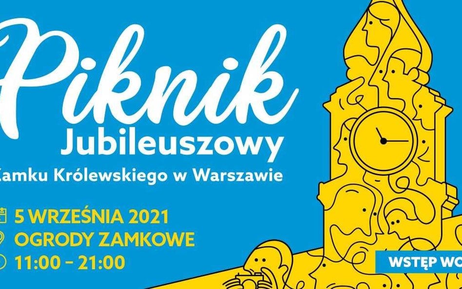 Zaproszenie na Piknik Jubileuszowy Zamku Królewskiego