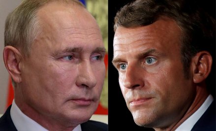 Emmanuel Macron niemal dwie godziny rozmawiał z Władimirem Putinem