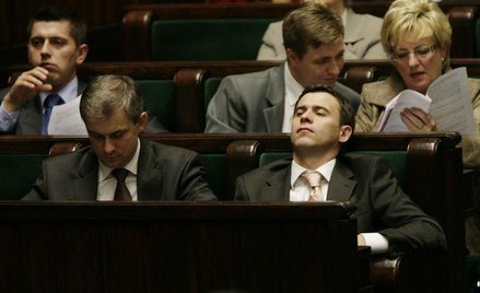 Grzegorz Napieralski i Wojciech Olejniczak w poselskich ławach.