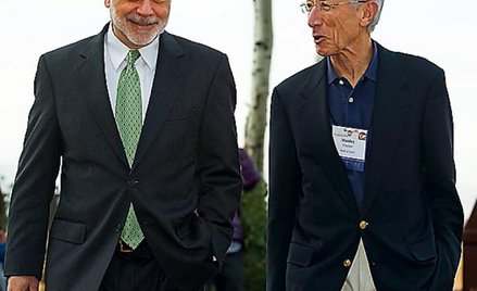 Ben Bernanke, szef Fed i Stanley Fischer, prezes Banku Izraela fot. Bloomberg
