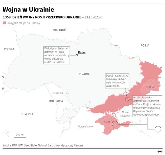 Tak wyglądała sytuacja na froncie w 1359 dniu wojny