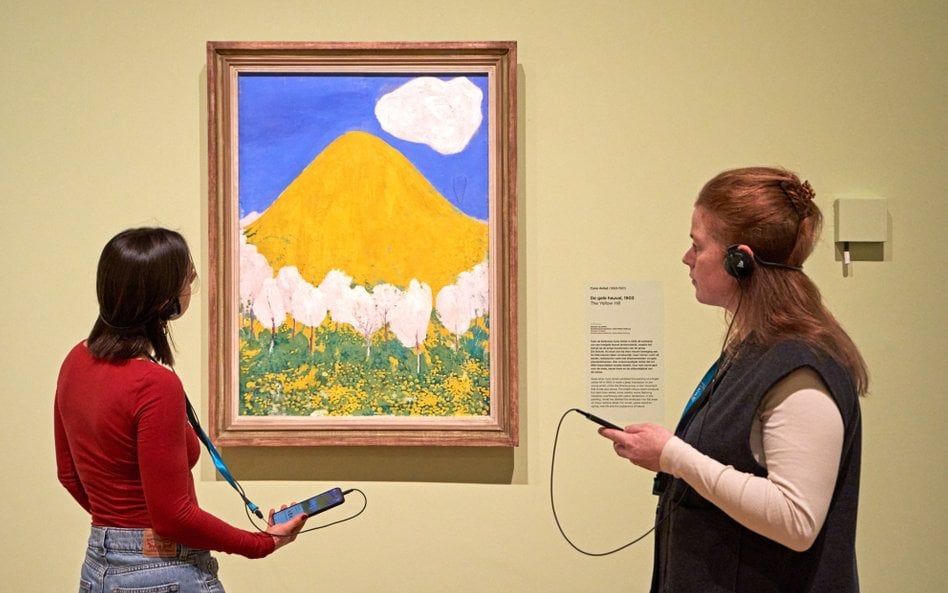 Praca Cuno Amieta „De Gele Huevel” z 1903 roku na wystawie „Yellow. Beyond Van Gogh’s Colour” w muze