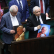 Wicemarszałek Sejmu Ryszard Terlecki i prezes PiS Jarosław Kaczyński w czwartek w Sejmie