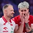 Trener reprezentacji Polski Nikola Grbic (L) i siatkarz Tomasz Fornal (P)