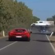 Wypadek na zlocie supersamochodów na Sardynii. Małżeństwo spłonęło w Ferrari