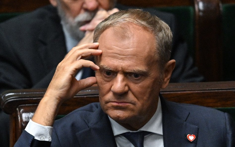Donald Tusk w kwestii sprawców niepokojów w Warszawie i na Stadionie Narodowym nie miał innego wyjśc