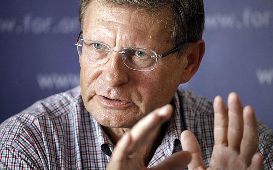 prof. Leszek Balcerowicz, założyciel Fundacji Obywatelskiego Rozwoju