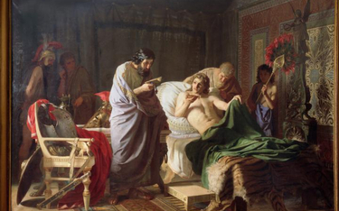 „Aleksander Macedoński i jego lekarz Filip” – obraz Henryka Siemiradzkiego (1870 r.)