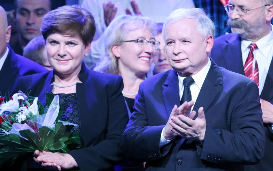 Beata Szydło i Jarosław Kaczyński