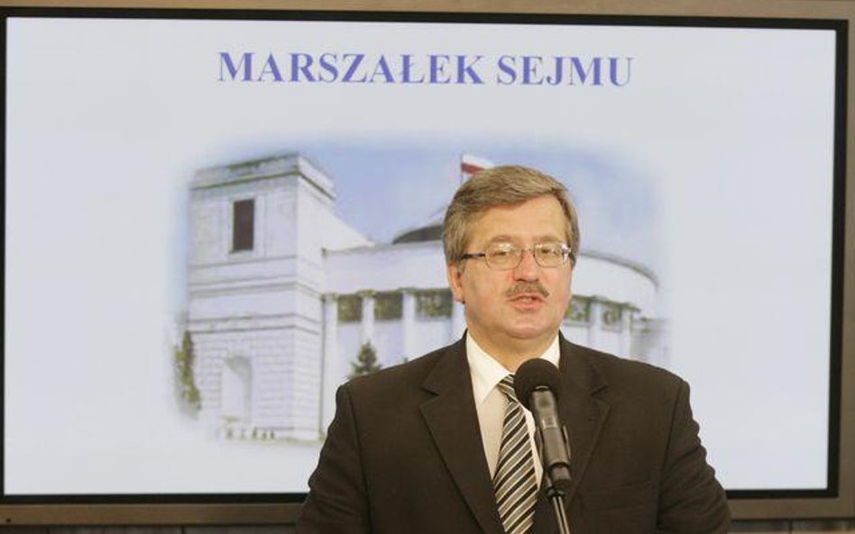 Marszałek Bronisław Komorowski