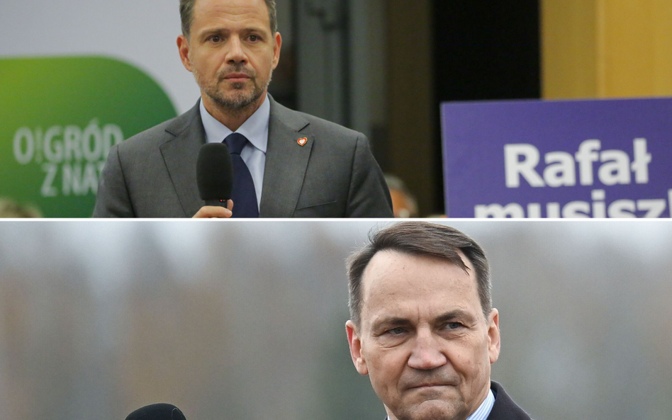 Rafał Trzaskowski i Radosław Sikorski