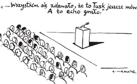 Komentarz rysunkowy. A to echo grało