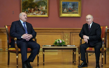 Spotkanie Łukaszenko - Putin w Sankt Petersburgu, grudzień 2022