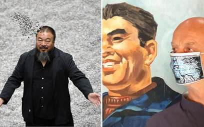 Ai Weiwei sprzedaje maseczki ze swoimi dziełami