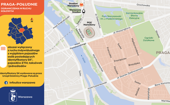 Koncerty Imagine Dragons na PGE Narodowym będą miały wpływ na ruch kołowy wokół obiektu