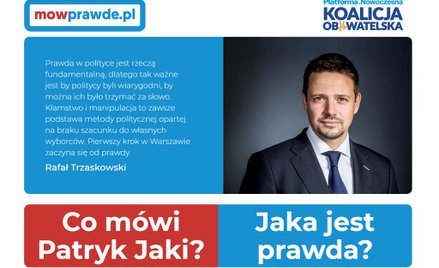 Mów Prawdę. Sztab Trzaskowskiego uruchamia nowy serwis