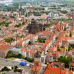 Widok na zabytkową część Gdańska