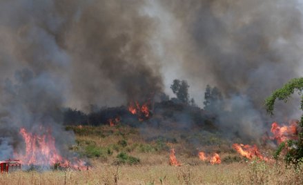 Skutki ostrzału na pograniczu Izraela i Libanu