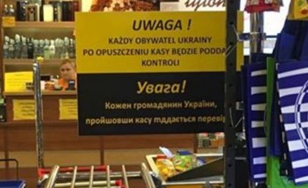 Sklep chciał kontrolować wszystkich Ukraińców