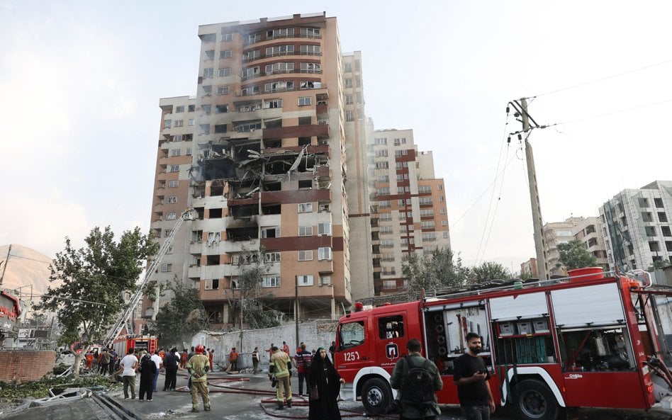 Izraelskie rakiety spadły na Teheran