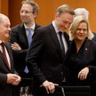 Jeszcze razem. Kanclerz Olaf Scholz z SPD (z lewej) i minister finansów Christian Lindner z FDP (w ś