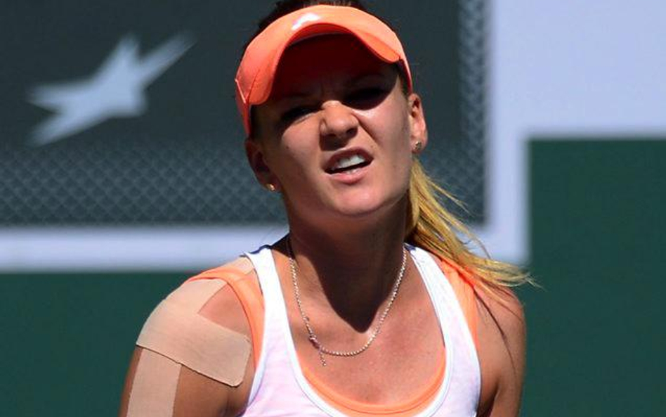Agnieszka Radwańska w Indian Wells przegrała z bólem