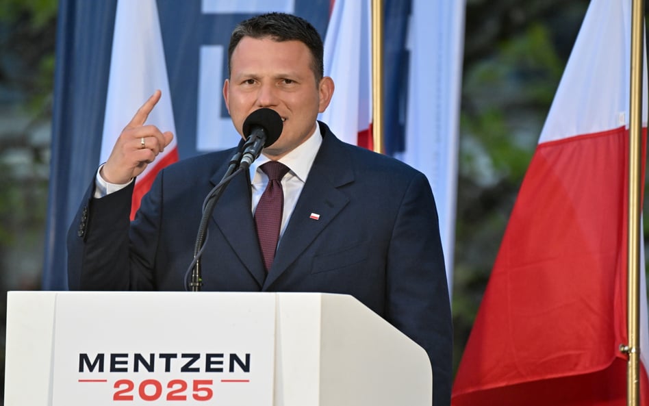 Kandydat Konfederacji w zbliżających się wyborach na fotel prezydenta RP Sławomir Mentzen