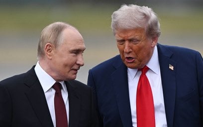 Władimir Putin i Donald Trump podczas spotkania na Alasce w sierpniu 2025 r.