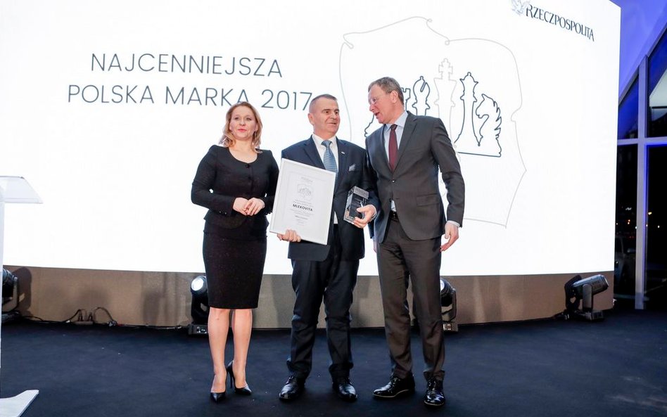 Mlekovita - najcenniejsza marka w kategorii "Produkty Żywnościowe".