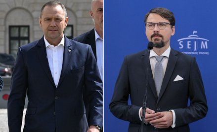 Karol Nawrocki i Grzegorz Płaczek