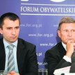 Przedstawiciele Fundacji Obywatelskiego Rozwoju: Andrzej Rzońca, obecnie członek RPP, i Leszek Balce