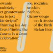 Plakat wystawy Stefana Gierowskiego "Malowanie jest radością..."