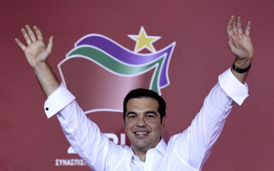 Grecki premier Aleksis Cipras