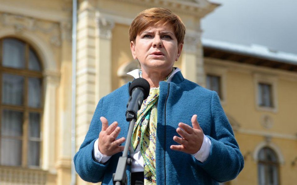 Kandydatka PiS na premiera Beata Szydło