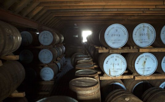 "Beczki destylarnia Balvenie"