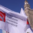 Protest pracowników sądów i prokuratury.