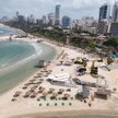 Pusta plaża w Izraelu. Dzień po ataku Iranu