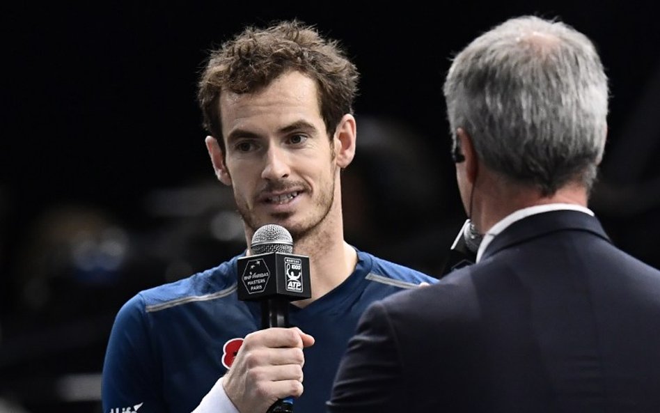 Turniej ATP w Paryżu: Andy Murray liderem światowego rankingu