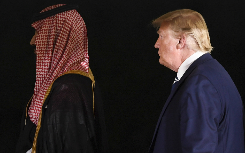 Mohammed Bin Salman. To jego Donald Trump wskazał jako dodatkowego uczestnika rozmowy