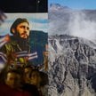 Na zdjęciach: ceremonia z okazji rocznicy rewolucji na Kubie oraz pył sfotografowany po trzęsieniu z