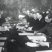 Podpisanie traktatu pokojowego pomiędzy Rosją Radziecką a Rzeczpospolitą Polską. Ryga, 18 marca 1921