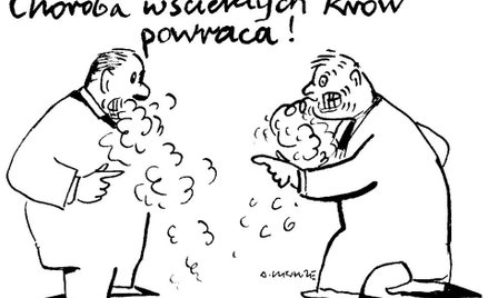 Komentarz rysunkowy. Wściekłe krowy