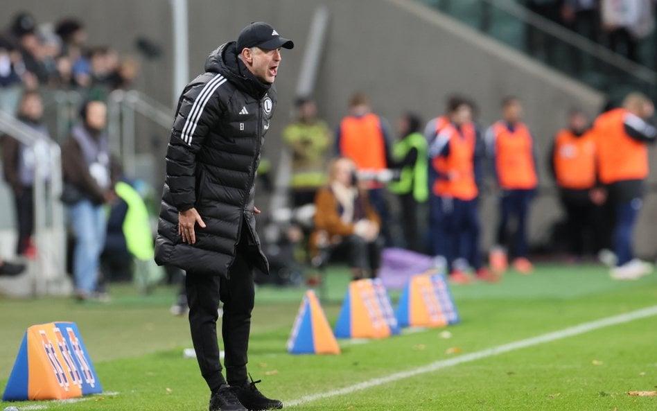 Trener Legii Warszawa Edward Iordanescu